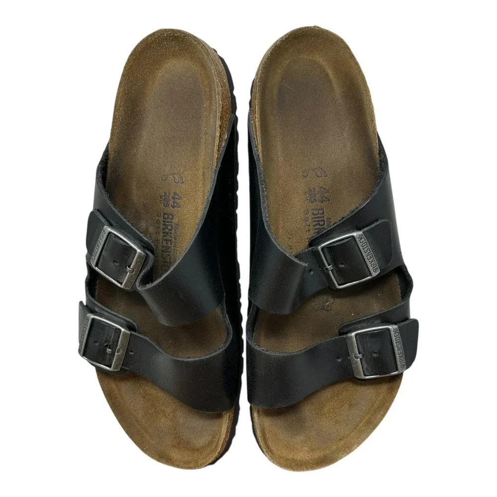 Birkenstock Arizona Soft Footbed Leather Preppy Habana Size 44  11-11.5 - Picture 11 of 13